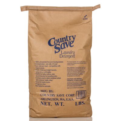 Country Save Laundry Detergent, Powder, Bag