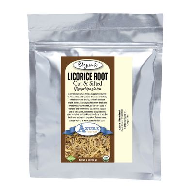 Azure Market Organics Licorice Root Cut & Sifted, Organic