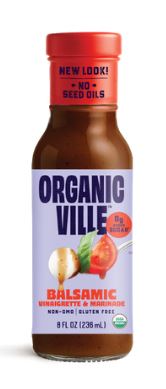 OrganicVille Olive Oil & Balsamic Vinaigrette & Marinade, Organic