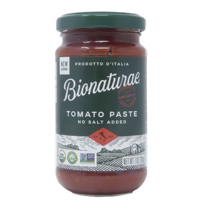 Bionaturae Tomato Paste, in Glass, Organic