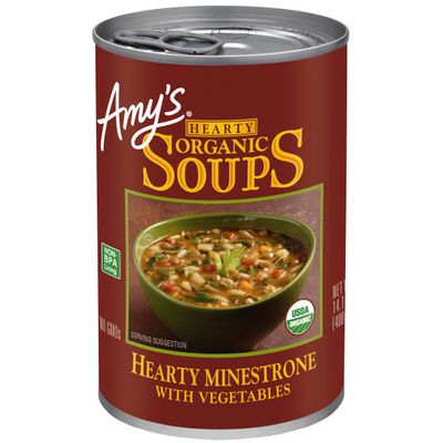 Amy's Hearty Minestrone with Vegetables Soup, Organic