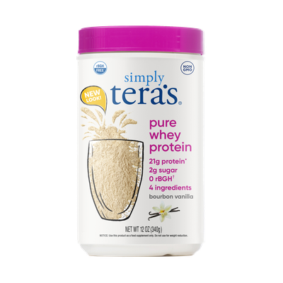 Tera's Whey Protein Powder, Grass-fed, Bourbon Vanilla