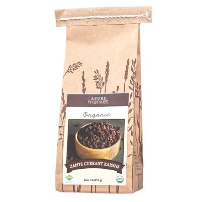 Azure Market Organics Zante Currant Raisins, Organic