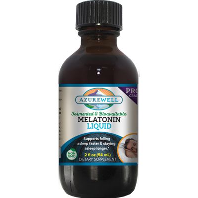 AzureWell Melatonin Liquid, Fermented