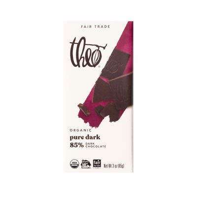 Theo Chocolate Bar, Dark 85%, Organic