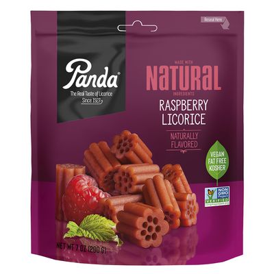 Panda Raspberry Licorice Chews