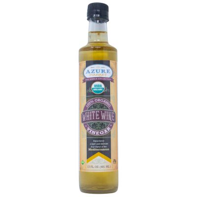 Azure Market Organics Vinegar, White Wine, Organic