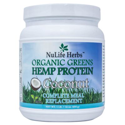 NuLife Hemp Coconut Plant Protein Powder