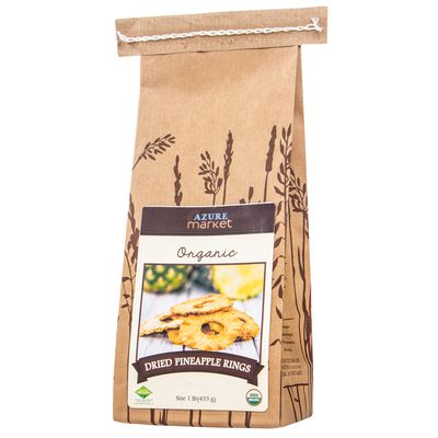 Azure Market Organics Pineapple Rings, Organic