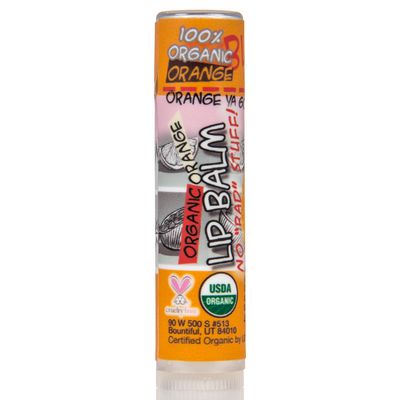 Bubble & Bee Organics Lip Balm, Orange, Organic