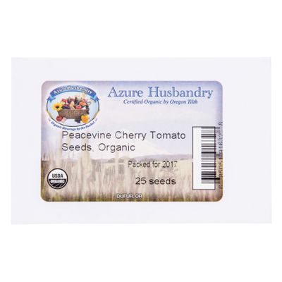 Azure Husbandry Peacevine Cherry Tomato Seed, Organic