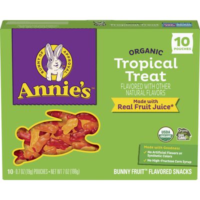 Annie's Fruit Snacks, Tropical, Organic