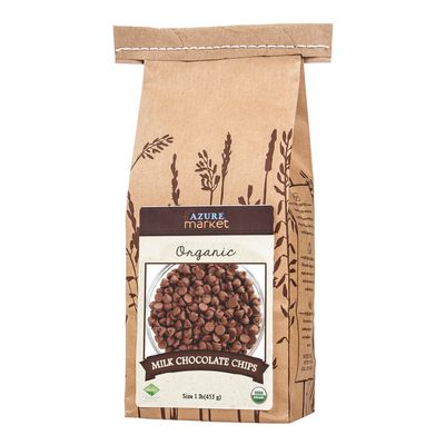 Azure Market Organics Milk Chocolate Chips, Organic