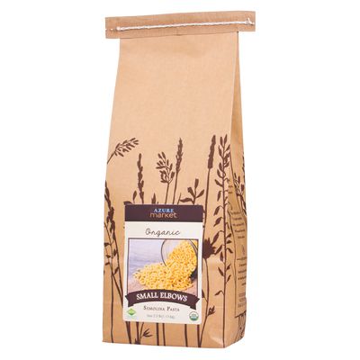 Azure Market Organics Small Elbow, Semolina Pasta, Organic