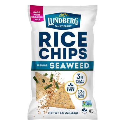 Lundberg Rice Chips, Sesame Seaweed, Gluten Free