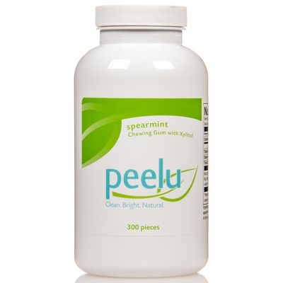 Peelu Xylitol Gum, Spearmint, Family Pack