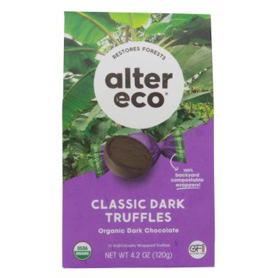 Alter Eco Dark Chocolate Truffles, Classic, Organic