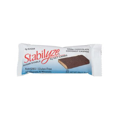 Betty Lou's Dark Chocolate Coconut Cashew, Stabilyze Bar