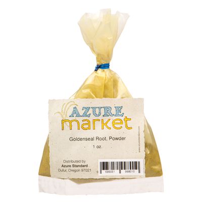 Azure Market Goldenseal Root, Wildcrafted, Powder