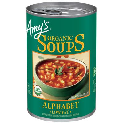 Amy's Alphabet Soup, Organic