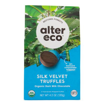 Alter Eco Dark Chocolate Truffles, Silk Velvet, Organic