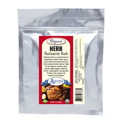 Azure Market Organics Herb, Rotisserie Rub, Organic