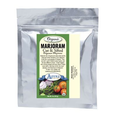 Azure Market Marjoram, Cut & Sifted