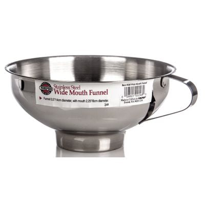 Norpro Wide Mouth Funnel,Stainless Steel