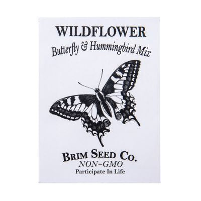 Brim Seed Co. Flower, Wildflower Butterfly and Hummingbird Mix Seed