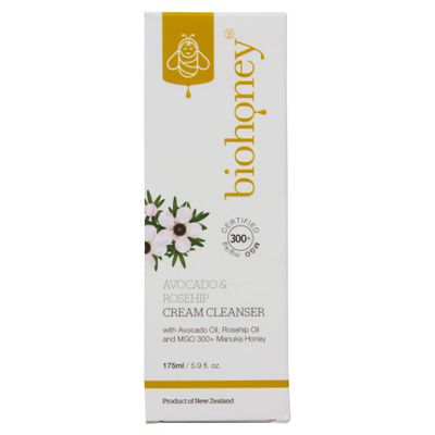 Biohoney Face Cleanser, Cream, Avocado & Rosehip