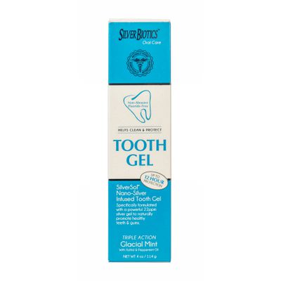 SilverBiotics Silver Biotics Tooth Gel Triple Action, Glacial Mint