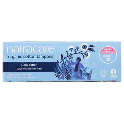 Natracare Super Plus Tampons, Organic