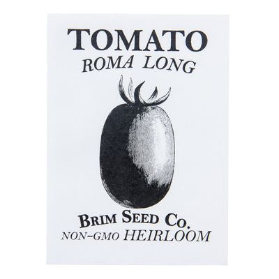 Brim Seed Co. Tomato, Roma Long Tomato Heirloom Seed