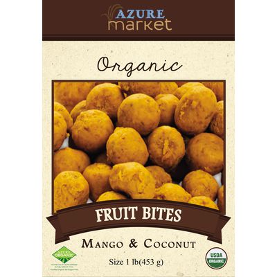 Azure Market Organics Fruit Bites, Mango & Coconut, Organic