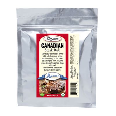 Azure Market Organics Canadian Steak Rub, Organic