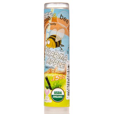 Bubble & Bee Organics Lip Balm, Karma Apple, Organic