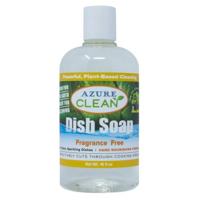 Azure Clean Dish Soap, Fragrance Free