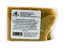 Hearth & Homestead Tallow Shampoo Bar, Rosemary-Myrrh