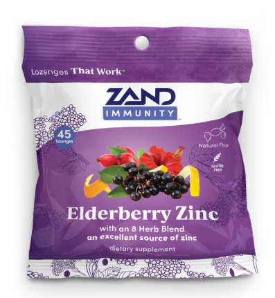 Zand Herbal Lozenge, Elderberry Zinc
